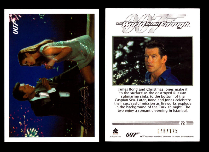 James Bond Classics 2016 World is Not Enough Gold Foil Parallel Card You Pick Nu - TvMovieCards.com