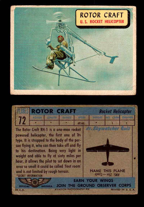 1957 Planes Series II Topps Vintage Card You Pick Singles #61-120 #72  - TvMovieCards.com