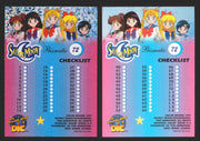 1997 Sailor Moon Prismatic You Pick Trading Card Singles #1-#72 No Cracks 72   Checklist  - TvMovieCards.com
