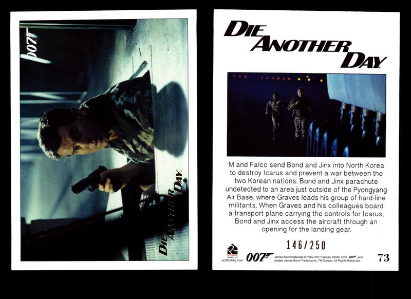 James Bond Archives 2017 Final Edition Die Another Day Gold Parallel Card Single - TvMovieCards.com