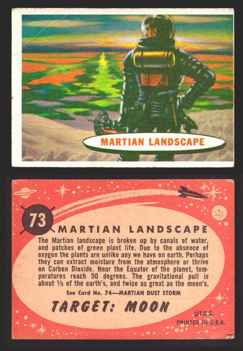 Space Cards Target Moon Cards Topps Trading Cards #1-88 You Pick Singles 73   Martian Landscape  - TvMovieCards.com