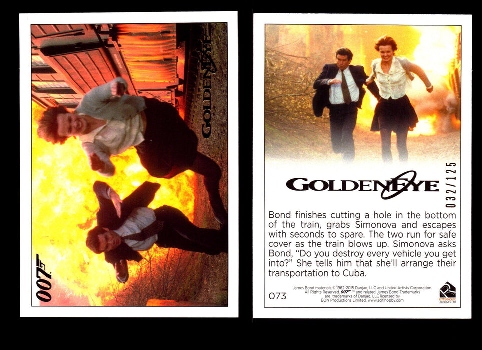 James Bond Archives 2015 Goldeneye Gold Parallel Card You Pick Single #1-#102 #73  - TvMovieCards.com