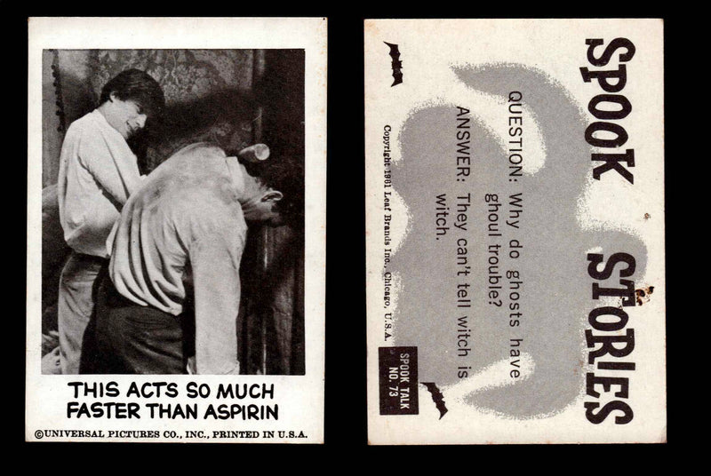 1961 Spook Stories Series 2 Leaf Vintage Trading Cards You Pick Singles #72-#144 #73  - TvMovieCards.com