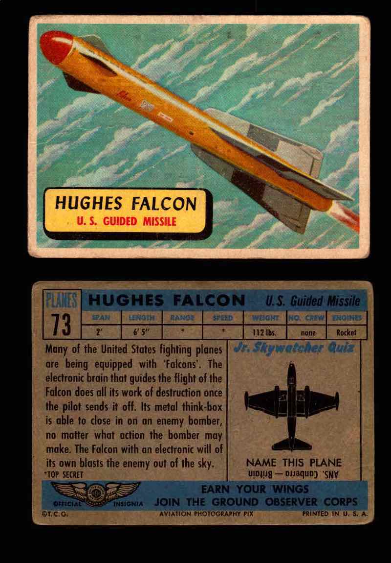 1957 Planes Series II Topps Vintage Card You Pick Singles #61-120 #73  - TvMovieCards.com