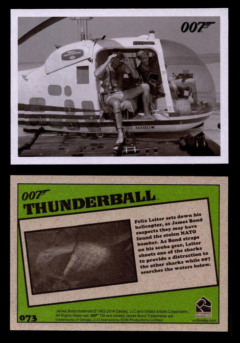 James Bond Archives 2014 Thunderball Throwback You Pick Single Card #1-99 #73  - TvMovieCards.com