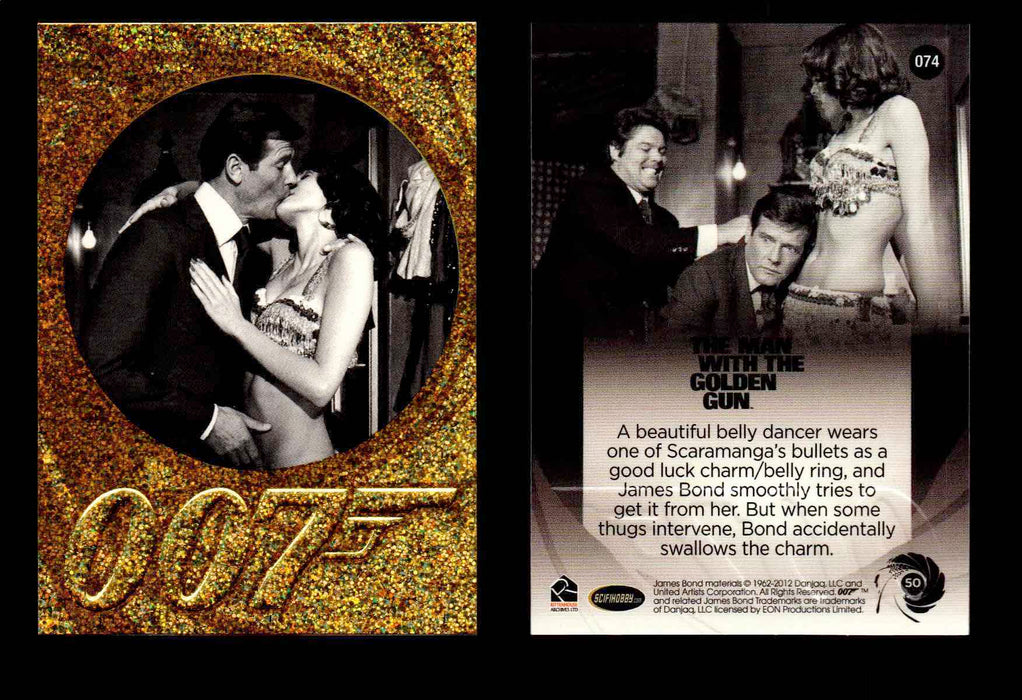 James Bond 50th Anniversary Series Two Gold Parallel Chase Card Singles #2-198 #74  - TvMovieCards.com
