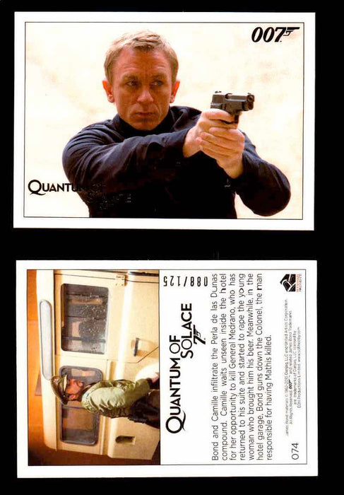 James Bond Archives Quantum of Solace Gold Parallel You Pick Single Cards #1-90 #74  - TvMovieCards.com