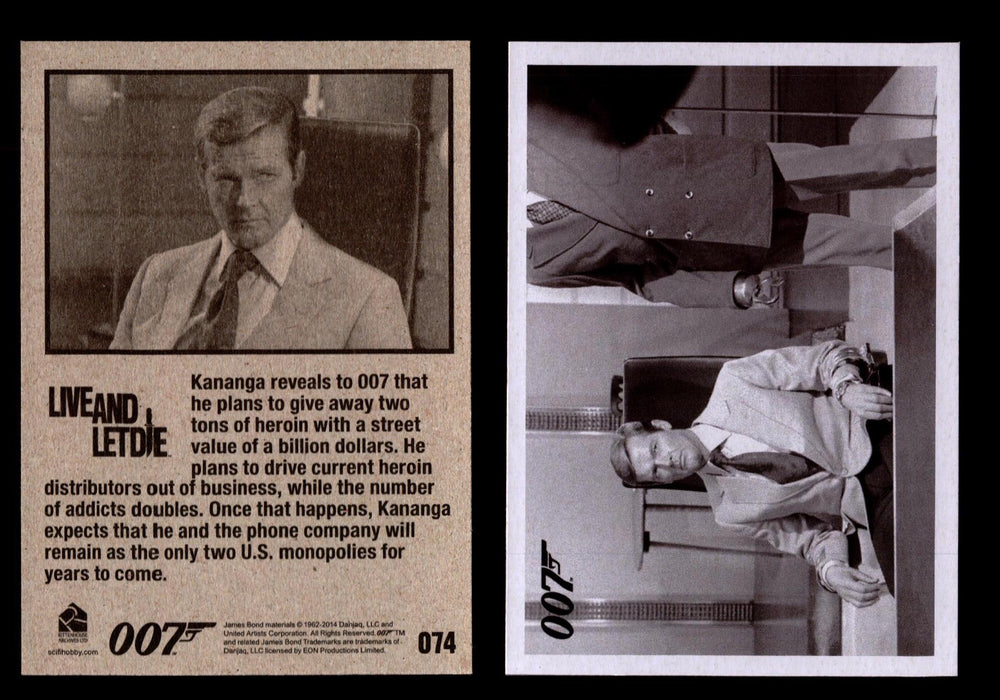 James Bond Archives 2014 Live and Let Die Throwback You Pick Single Card #60-120 #74  - TvMovieCards.com