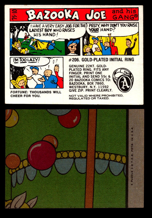 Bazooka Joe and His Gang 1970s Topps Vintage Trading Cards You Pick Singles 75-10  - TvMovieCards.com