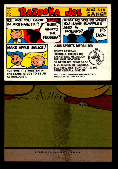 Bazooka Joe and His Gang 1970s Topps Vintage Trading Cards You Pick Singles 75-12  - TvMovieCards.com