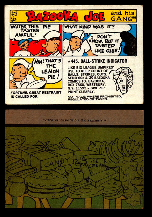 Bazooka Joe and His Gang 1970s Topps Vintage Trading Cards You Pick Singles 75-22  - TvMovieCards.com