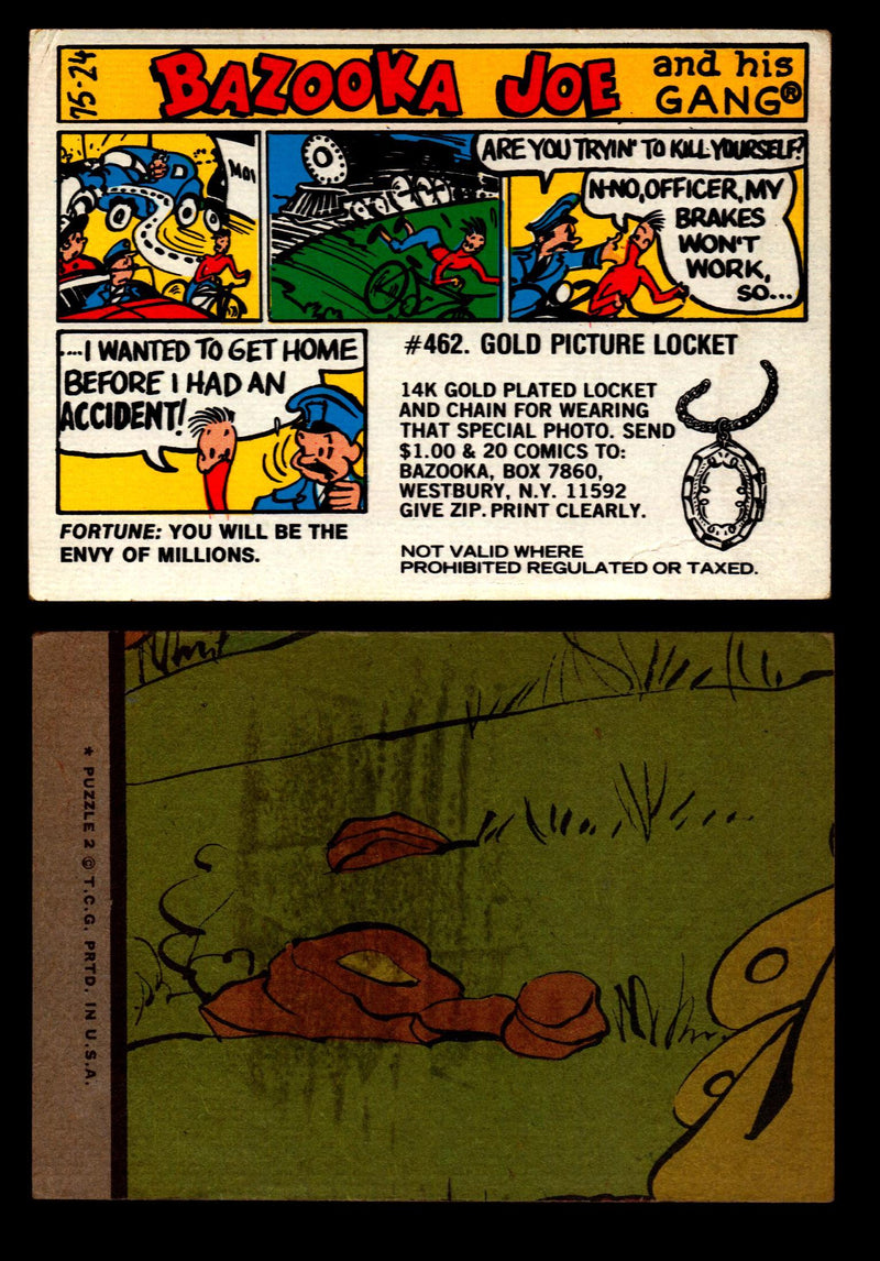 Bazooka Joe and His Gang 1970s Topps Vintage Trading Cards You Pick Singles 75-24  - TvMovieCards.com