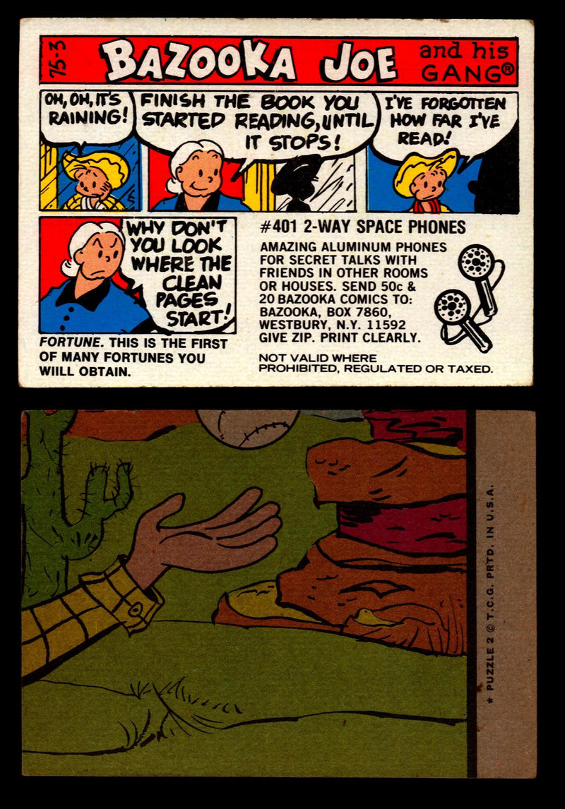 Bazooka Joe and His Gang 1970s Topps Vintage Trading Cards You Pick Singles 75-3  - TvMovieCards.com