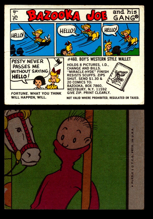Bazooka Joe and His Gang 1970s Topps Vintage Trading Cards You Pick Singles 75-9  - TvMovieCards.com