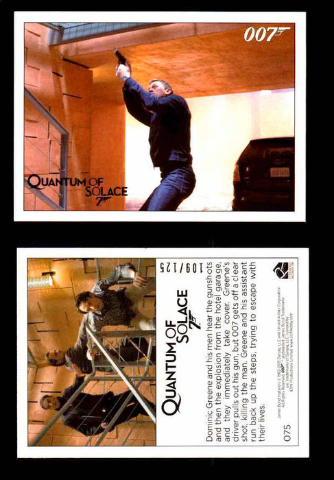 James Bond Archives Quantum of Solace Gold Parallel You Pick Single Cards #1-90 #75  - TvMovieCards.com