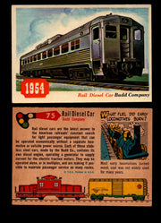 Rails And Sails 1955 Topps Vintage Card You Pick Singles #1-190 #75 Rail Diesel Car  - TvMovieCards.com