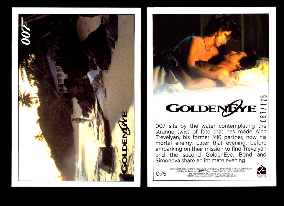 James Bond Archives 2015 Goldeneye Gold Parallel Card You Pick Single #1-#102 #75  - TvMovieCards.com