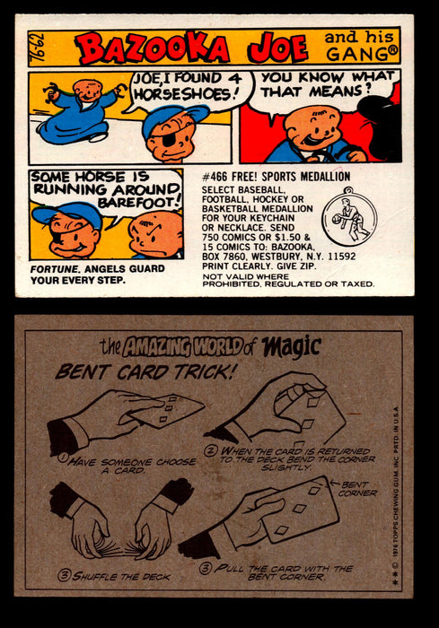 Bazooka Joe and His Gang 1970s Topps Vintage Trading Cards You Pick Singles 76-62  - TvMovieCards.com