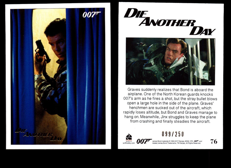 James Bond Archives 2017 Final Edition Die Another Day Gold Parallel Card Single - TvMovieCards.com