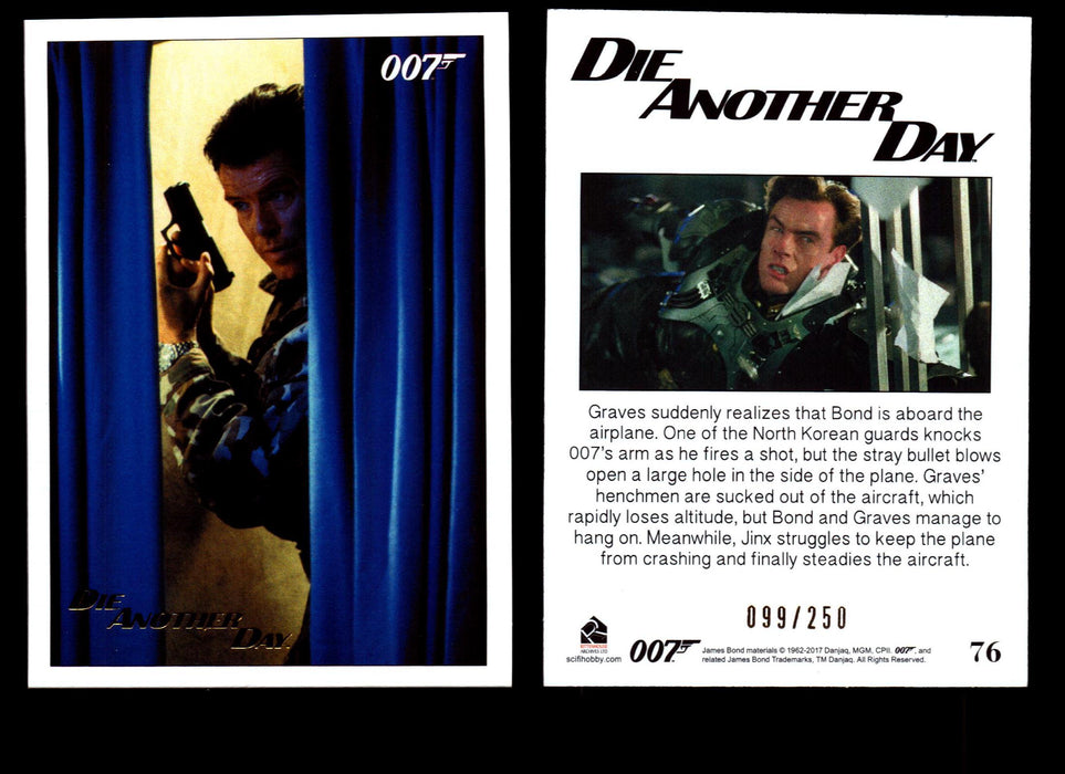 James Bond Archives 2017 Final Edition Die Another Day Gold Parallel Card Single #76  - TvMovieCards.com