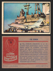 1954 Power For Peace Vintage Trading Cards You Pick Singles #1-96 76   F3H Demon  - TvMovieCards.com