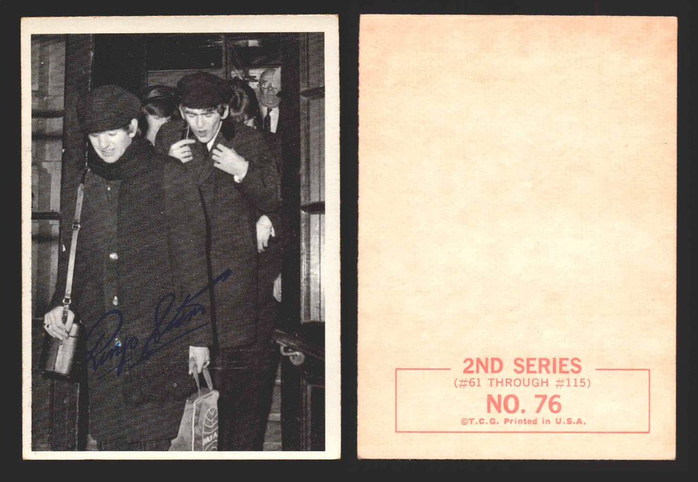 Beatles Series 2 Topps 1964 Vintage Trading Cards You Pick Singles #61-#115 #76  - TvMovieCards.com