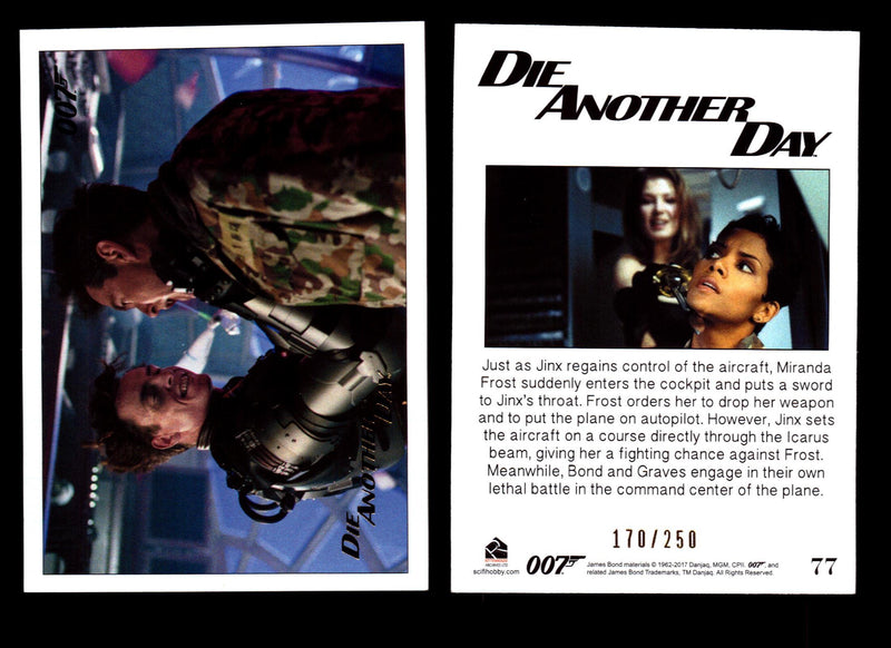 James Bond Archives 2017 Final Edition Die Another Day Gold Parallel Card Single - TvMovieCards.com