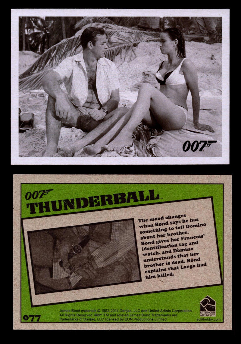 James Bond Archives 2014 Thunderball Throwback You Pick Single Card #1-99 #77  - TvMovieCards.com