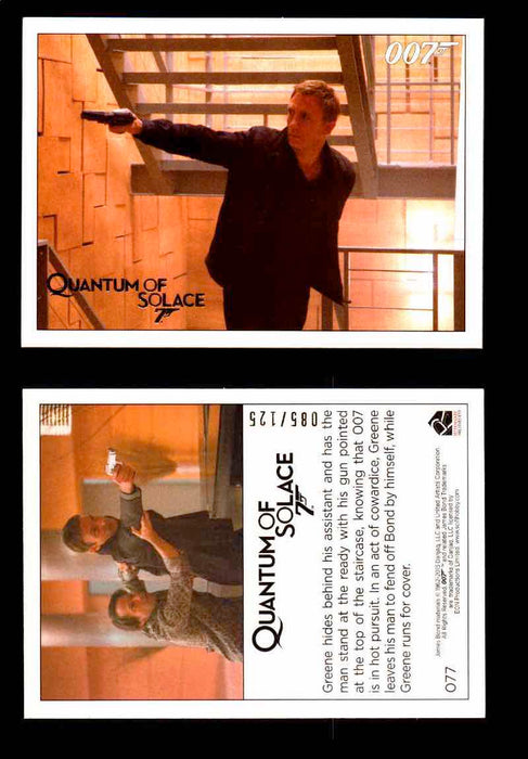 James Bond Archives Quantum of Solace Gold Parallel You Pick Single Cards #1-90 #77  - TvMovieCards.com