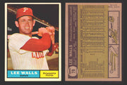 1961 Topps Baseball Trading Card You Pick Singles #1-#99 VG/EX #	78 Lee Walls - Philadelphia Phillies  - TvMovieCards.com
