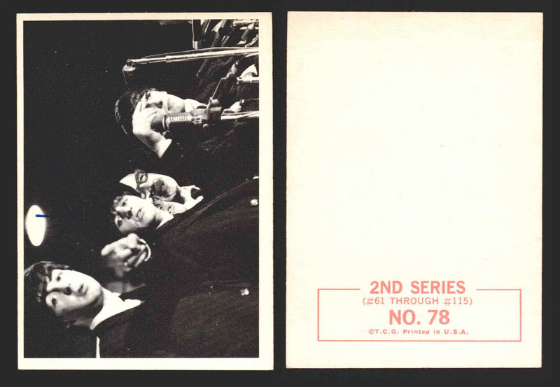 Beatles Series 2 Topps 1964 Vintage Trading Cards You Pick Singles #61-#115 #78  - TvMovieCards.com