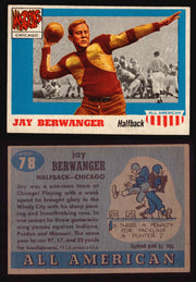 1955 Topps All American Football Trading Card You Pick Singles #1-#100 VG/EX #	78	Jay Berwanger (R)  - TvMovieCards.com