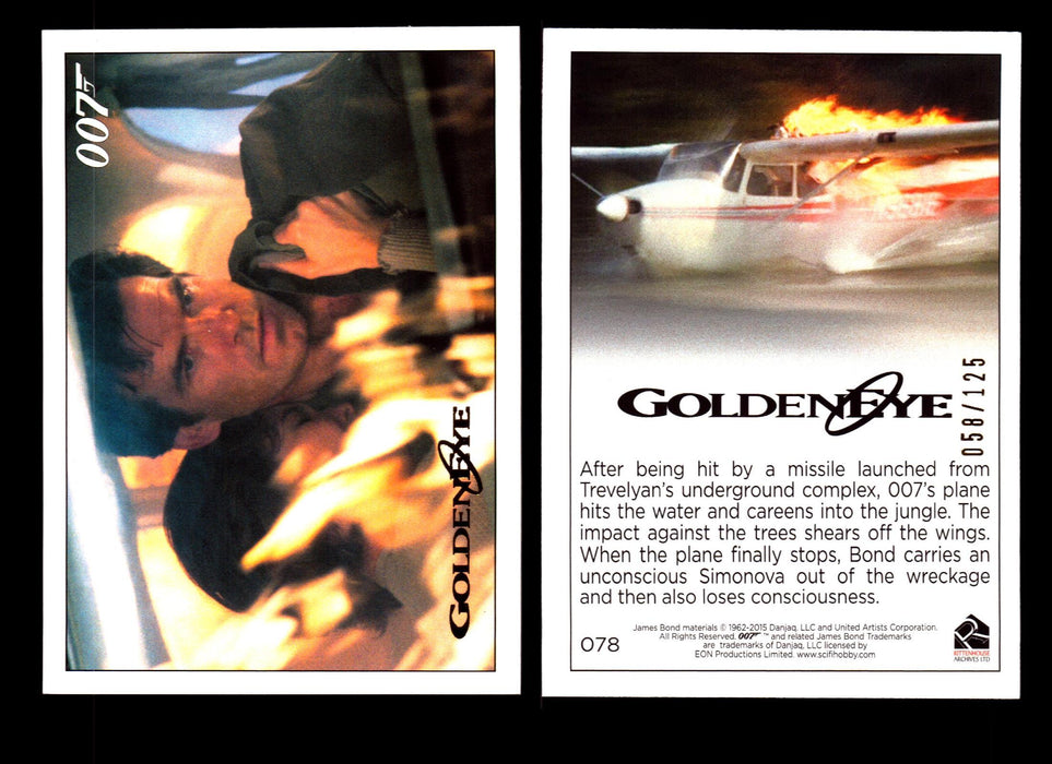 James Bond Archives 2015 Goldeneye Gold Parallel Card You Pick Single #1-#102 #78  - TvMovieCards.com
