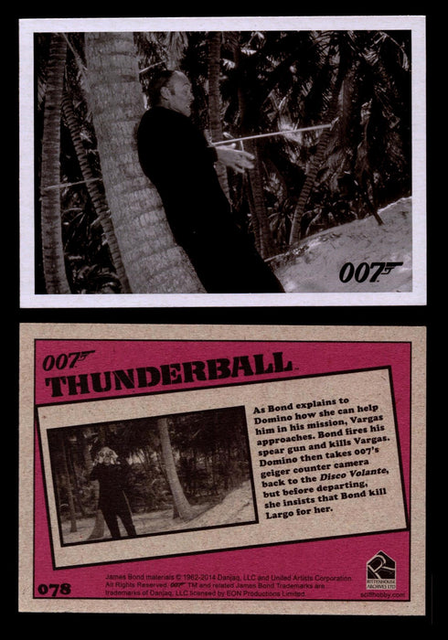 James Bond Archives 2014 Thunderball Throwback You Pick Single Card #1-99 #78  - TvMovieCards.com