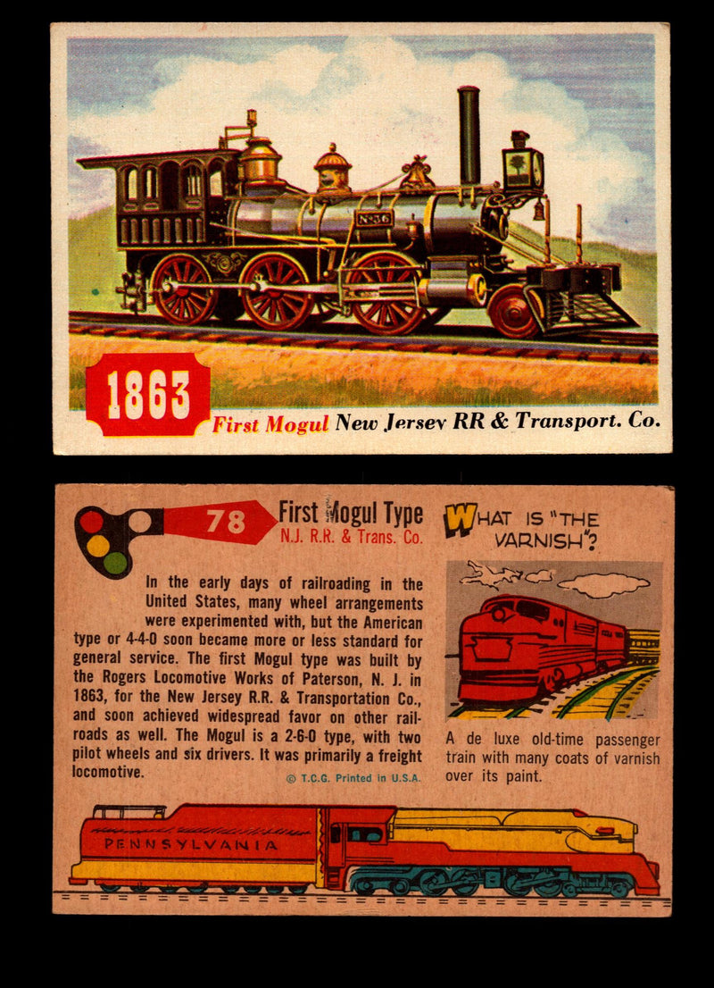 Rails And Sails 1955 Topps Vintage Card You Pick Singles #1-190 #78 First Mogul Type  - TvMovieCards.com