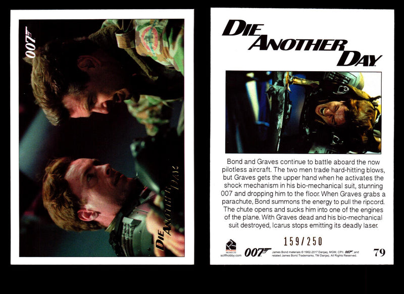 James Bond Archives 2017 Final Edition Die Another Day Gold Parallel Card Single - TvMovieCards.com