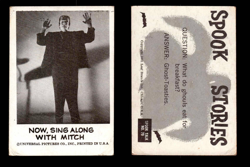 1961 Spook Stories Series 2 Leaf Vintage Trading Cards You Pick Singles #72-#144 #79  - TvMovieCards.com