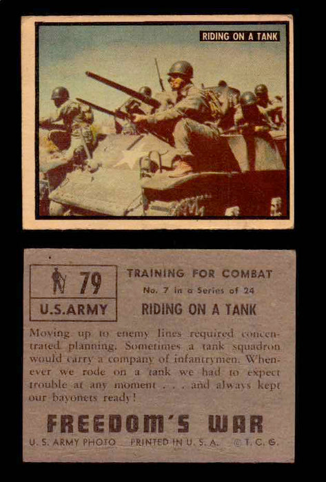 1950 Freedom's War Korea Topps Vintage Trading Cards You Pick Singles #1-100 #79  - TvMovieCards.com
