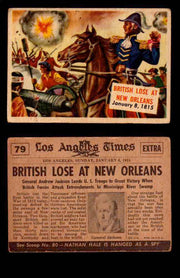 1954 Scoop Newspaper Series 2 Topps Vintage Trading Cards U Pick Singles #78-156 79   British Lose at New Orleans  - TvMovieCards.com
