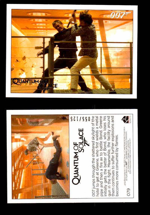 James Bond Archives Quantum of Solace Gold Parallel You Pick Single Cards #1-90 #79  - TvMovieCards.com