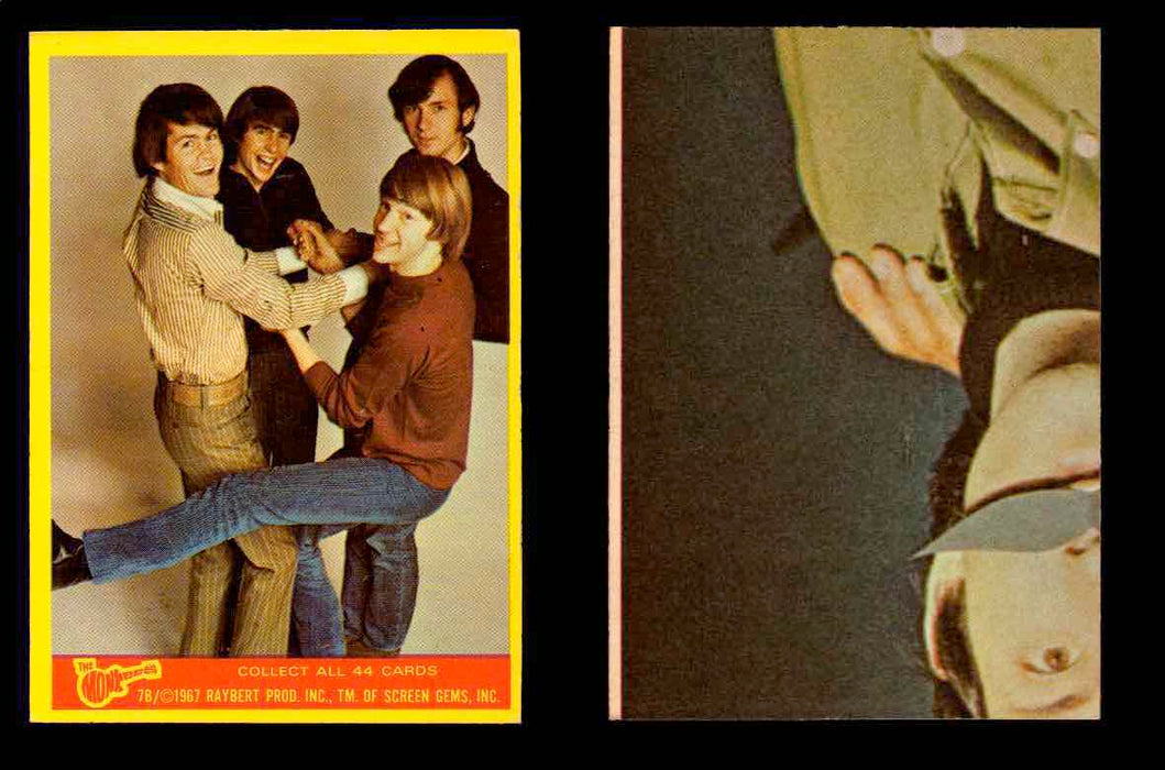 The Monkees Series B TV Show 1967 Vintage Trading Cards You Pick Singles #1B-44B #7  - TvMovieCards.com