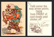 1970 Odd Rods All Stars Sticker Trading Card Donruss #1-#66 You Pick Singles   - TvMovieCards.com
