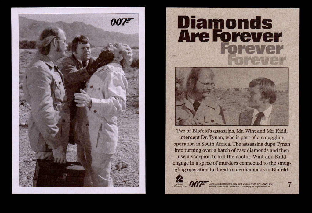 James Bond Archives Spectre Diamonds Are Forever Throwback Single Cards #1-48 #7  - TvMovieCards.com
