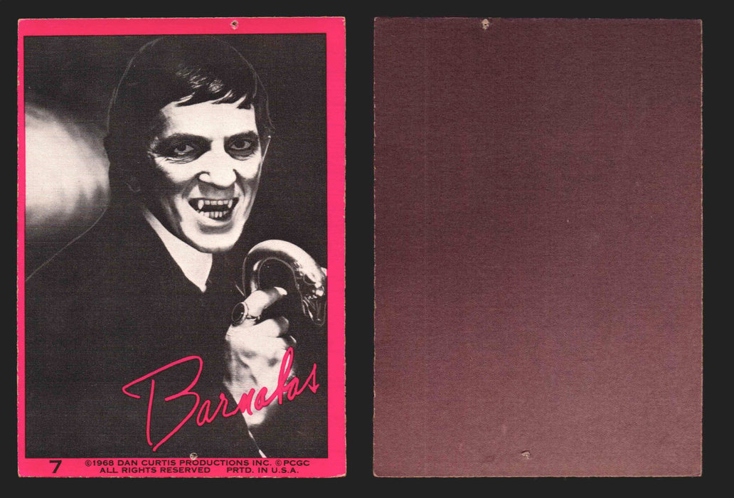 1966 Dark Shadows Series 1 (Pink) Philadelphia Gum Vintage Trading Cards Singles #7  - TvMovieCards.com