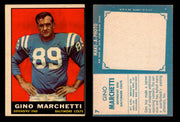 1961 Topps Football Trading Card You Pick Singles #1-#198 G/VG/EX #	7	Gino Marchetti (HOF)  - TvMovieCards.com