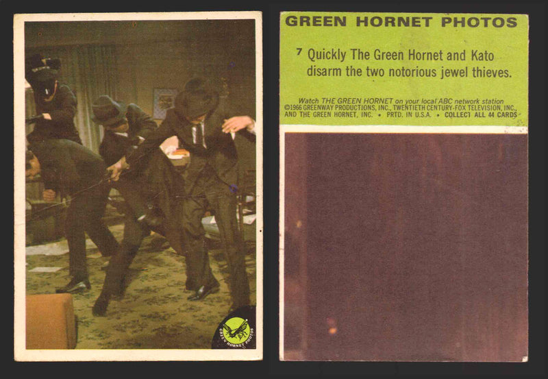 1966 Green Hornet Photos Donruss Vintage Trading Cards You Pick Singles #1-44 #	7 (creased)  - TvMovieCards.com