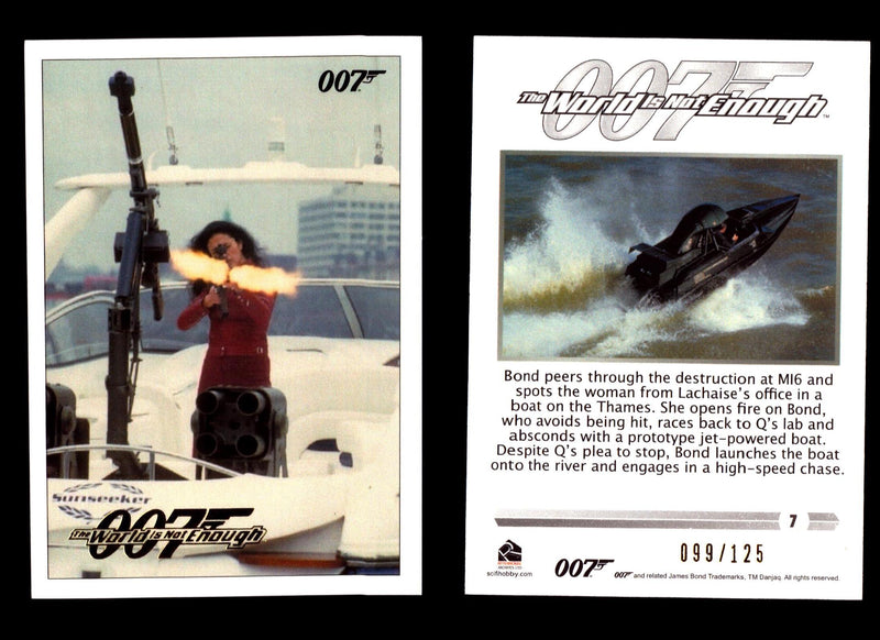 James Bond Classics 2016 World is Not Enough Gold Foil Parallel Card You Pick Nu #7  - TvMovieCards.com