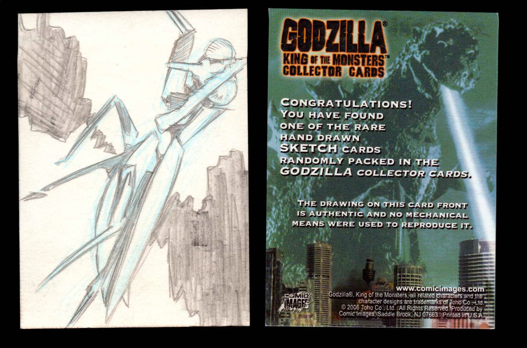 GODZILLA: KING OF THE MONSTERS Artist Sketch Trading Card You Pick Singles #7 Kamacuras  - TvMovieCards.com