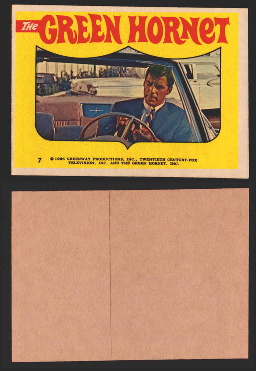 1966 Green Hornet Stickers Topps Vintage Trading Card You Pick Singles #1-44 #	7  - TvMovieCards.com