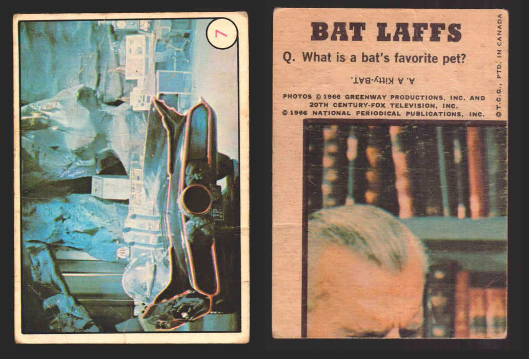 Batman Bat Laffs Vintage Trading Card You Pick Singles #1-#55 Topps 1966 #7  - TvMovieCards.com